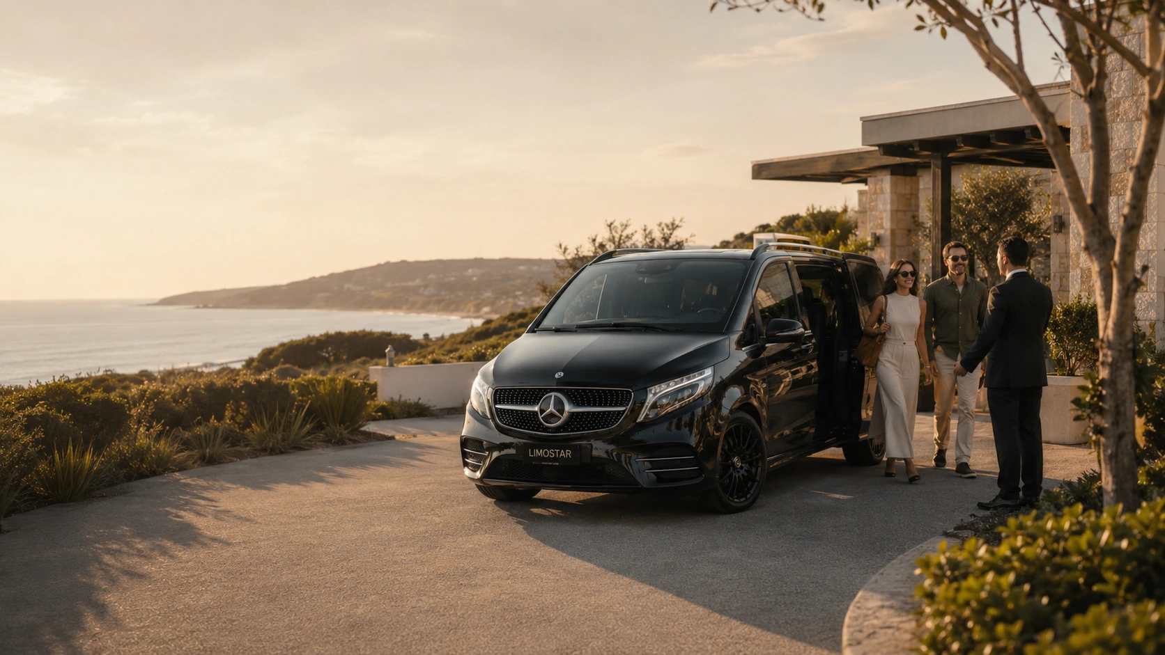 Private tour vehicle at a Mornington Peninsula coastal destination